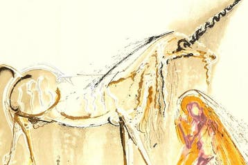 Salvador Dali (1904-1989) - La licorne, Chevaux daliniens -