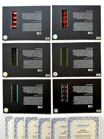 Rocky – Extremely rare set of 6 Mounted 35mm Film Cells –, Nieuw