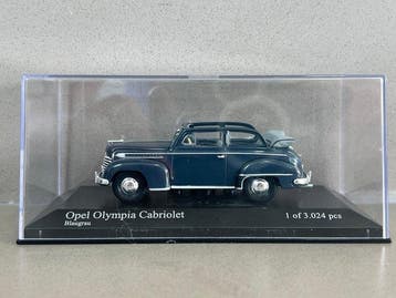 Minichamps 1:43 - Voiture miniature (2) - Lot of 2 x Opel
