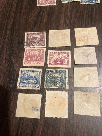 Tchécoslovaquie 1920/1920 - timbres dépoque de la