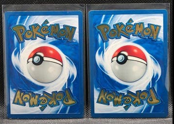 Pokémon - 2 Card - Charizard & Pikachu gold metal UPC promo
