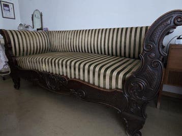 Sofa - Hout, Fluweel