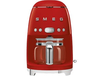 SMEG - Koffiezetapparaat - Rood, Verzenden, Nieuw, Koffiemachine, Gemalen koffie