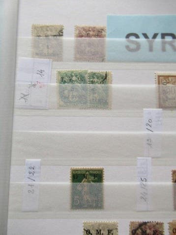 Levant - diverse kantoren en overige, postzegelverzameling