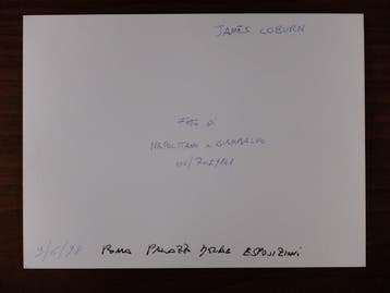 Giambalvo & Napolitano - James Coburn, Nieuw