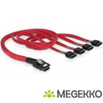 Delock 83057 Kabel Mini SAS SFF-8087 > 4 x SATA 7-polig 0,5, Verzenden