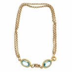 Collier - 18 carats Or jaune - 66.00ct. tw. Topaze -, Bijoux, Sacs & Beauté