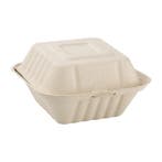 Hamburgerdoosjes | Composteerbaar Bagasse | 500 stuks |, Verzenden