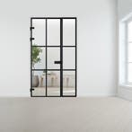 Steel look deur XL met zijlicht voor stomp kozijn, Doe-het-zelf en Bouw, Deuren en Vliegenramen, Verzenden, Nieuw