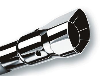 Borla Universal Polished Tip Single Square Angle-Cut, Ophalen of Verzenden