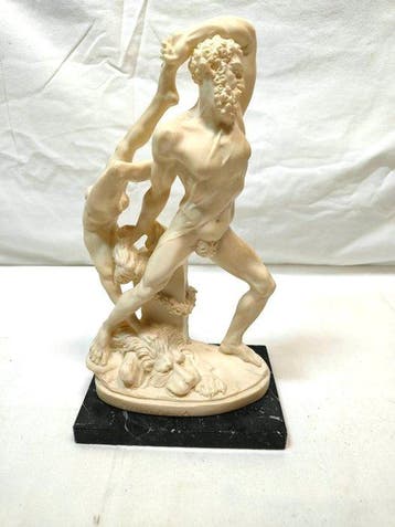 Beeld, Ercole e Lica dello scultore A. Santini (peso 1,05, Antiek en Kunst