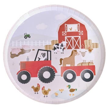 Borden Boerderij 25cm 8st, Verzenden, Nieuw