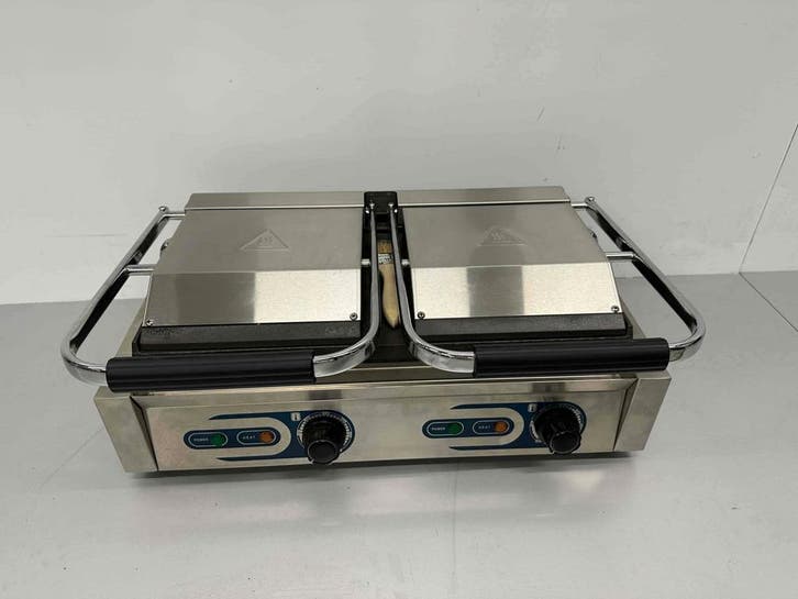 Saro Double Sausage Grill en acier inoxydable Contact Grill, Articles professionnels, Horeca | Autre, Envoi