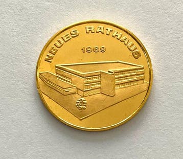 Deutschland - Medaille (4,0 Gramm - .986) - Or - 1969 -, Postzegels en Munten