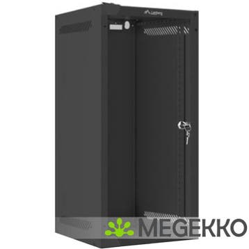 Lanberg WF10-2312-10B rack 12U Wandrek Zwart, Computers en Software, Verzenden, Nieuw