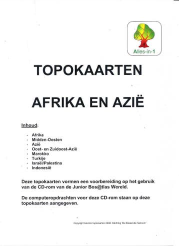 Alles-in-1 Project Afrika en Azië Topokaarten, Verzenden, Nieuw