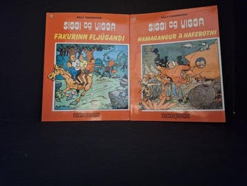 Suske en Wiske - Fjölva uitgaven (IJslands) 2 stuks en Deer, Boeken, Nieuw
