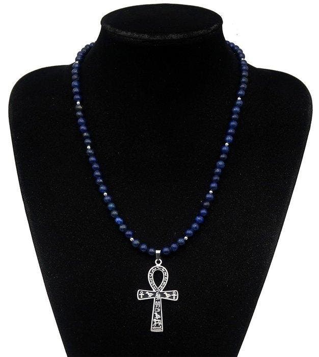 Lapis lazuli - Ankh-kruis uit het oude Egypte van de, Antiquités & Art, Antiquités | Livres & Manuscrits