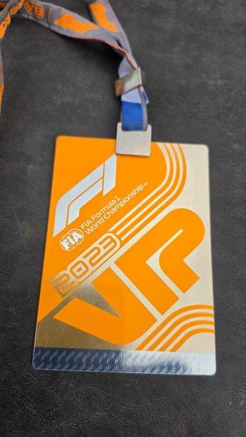 Zandvoort F1 2023 - Max Verstappen - 2023 - Paddockpas, Verzamelen, Nieuw