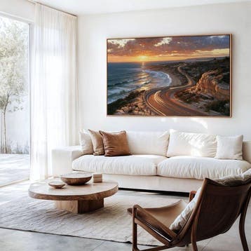 Iconica - Pacific Coastline at Golden Hour - unique 1/1 XXL