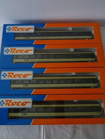 Roco H0 - 44348,44349 - Modeltrein personenwagen (4) - 4 ×