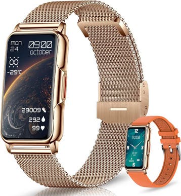 Smartwatch HD | Bluetooth bellen | Tweede kansje, OP=OP!, Verzenden, Slaap, Zo goed als nieuw, Waterdicht