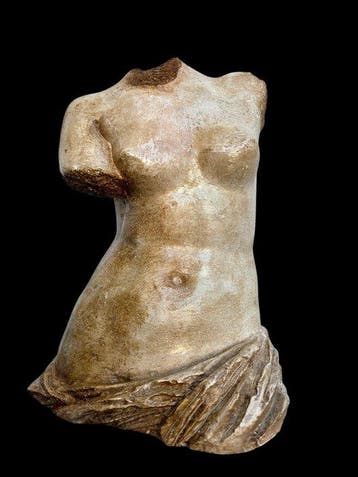 sculptuur, Busto Venere di Milo - 43 cm - marmerpoeder, Antiek en Kunst