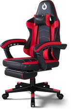 Stane Verstelbare Ergonomische Gamestoel met Voetsteun -, Verzenden, Bureaustoel