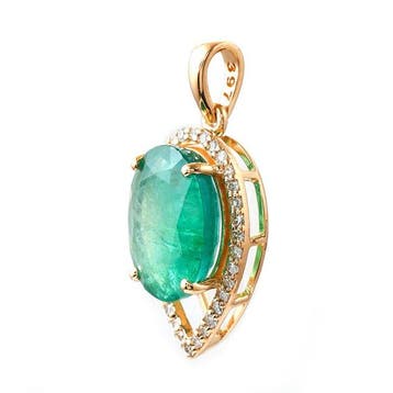 Zonder minimumprijs - Hanger - 14 karaat Geel goud - 2.66ct.