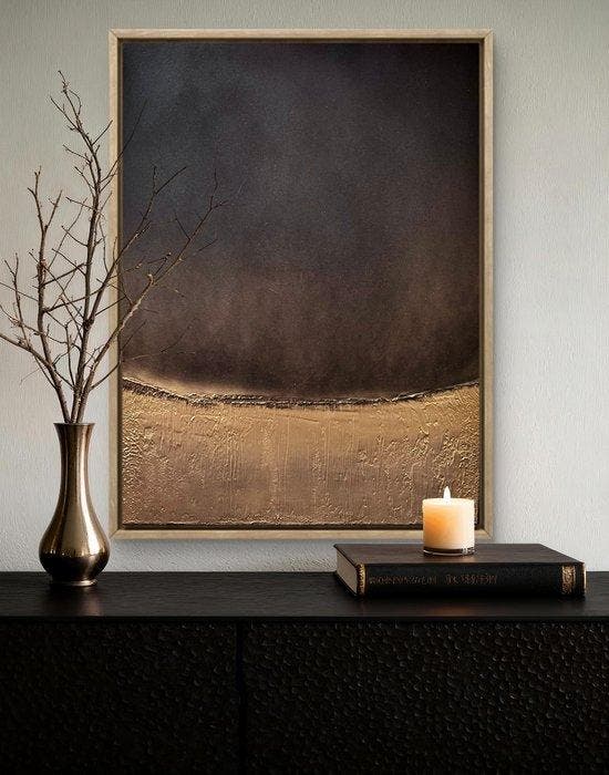 Oscar Bruno -  Vulcano N43.1 “, Antiquités & Art, Art | Peinture | Moderne