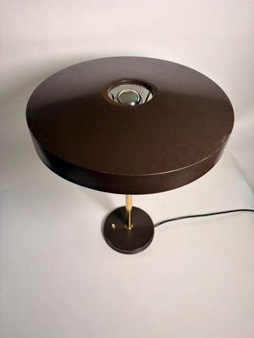Philips - Louis Kalff - Bureaulamp - Gelakt messing - Timor