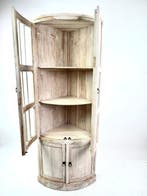 Vitrine - Bois - Angle en demi-lune