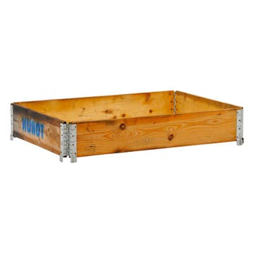 Gebruikte Opzetrand palletaanbieding 4x scharnierbaar, Ophalen of Verzenden