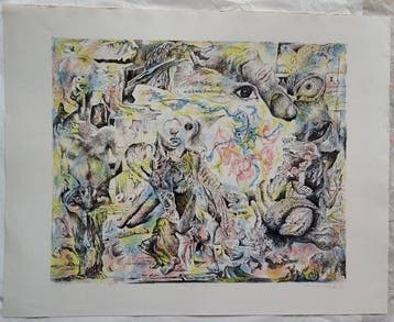 Bernard Schultze (1915-2005). - Migof Alptraum, 1971.