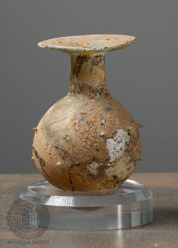 Oud-Romeins, Keizerrijk Glas Romeins glazen voorwerp met
