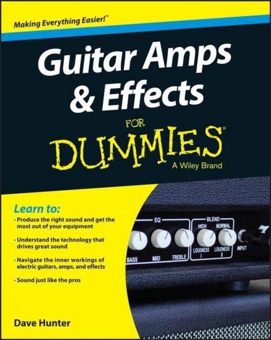 Guitar Amps & Effects For Dummies 9781118899991 Dave Hunter, Boeken, Taal | Engels, Zo goed als nieuw, Verzenden