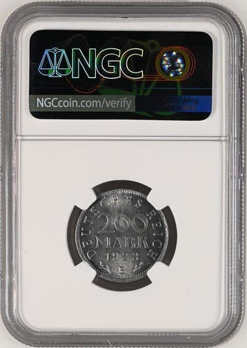 Duitsland, Weimar Republiek 200 Mark 1923 - NGC MS65