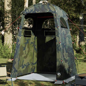 vidaXL Douchetent waterdicht camouflage, Verzenden, Nieuw