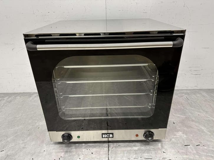 RVS HCB Convectieoven Oven Heteluchtoven 4 x 43/32 cm 230V, Zakelijke goederen, Horeca | Keukenapparatuur, Ophalen of Verzenden
