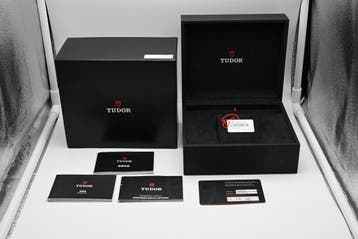 Tudor Black Bay Chrono Ref. M79360N Year 2021 (Box & Papers), Handtassen en Accessoires, Overige merken, Staal, Polshorloge, Ophalen of Verzenden