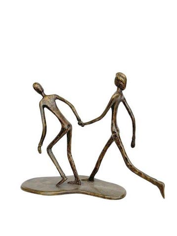 Figurine - A couple in love - Bronze