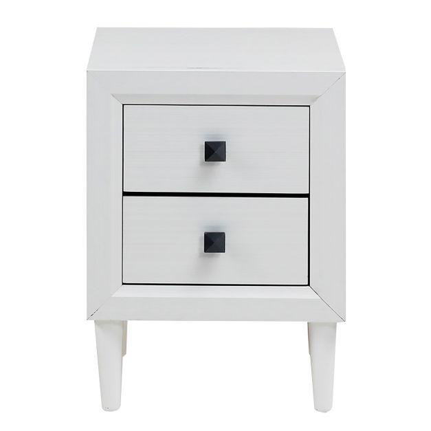 2dekans | Coast Nachtkastje / Bijzettafel 40x40x55 cm - Wit, Maison & Meubles, Tables | Tables d'appoint, Enlèvement ou Envoi
