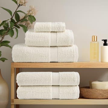 vidaXL Premium washandjes SOLUND 10 stuks crème 30x30 cm 600, Verzenden