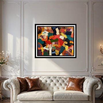 Willigo - Composition abstraite N°33 - Ready to hang