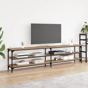 vidaXL TV Kast 200 x 30 x 50 cm Artisan Eiken, Verzenden