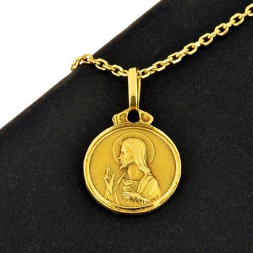 Ketting met hanger - 18 karaat Geel goud