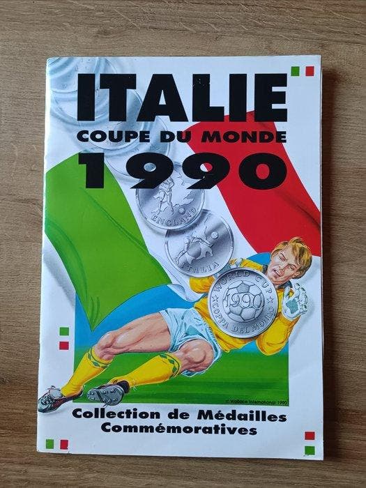 Coupe du Monde de Football - 1990 - Collection de médailles, Collections, Collections Autre
