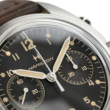 Hamilton - Khaki Aviation Pilot Pioneer Mechanical Chrono -, Nieuw