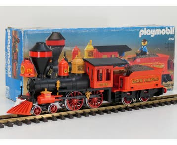 Playmobil 4054 Western stoomlocomotief “Pacific Railroad, Ophalen of Verzenden, Locomotief