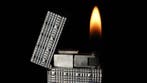 Dunill - Tartan Pattern Rollagas Lighter - Zonder, Nieuw